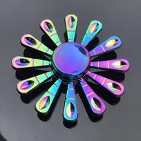 Metal New Rainbow Fidget Spinner Gradient Color R188 Mute Bearing Edc Hand Spinner Fingertip Gyro Anti-Anxiety Kids Adult Toys black