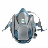 3M 6502QL Silicone Half-Face Respirator Mask gray