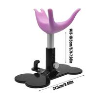 Dog Bench Auxiliary Standing Bracket Pet Groomer Fixed Ladder Pet Tools Dog Care Small Bench Pet Soft Silicone Bracket rožinė