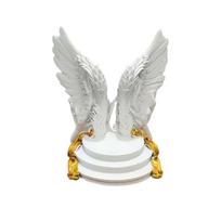 Angel Wings Resin Desk Stand & Ornament gray