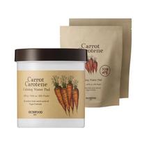 Skinfood Carrot Carotene Calming Water Pad 60Sheets+Refill 30Sheets×2 beige