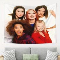 Spice Girls Themed Tapestry Fashionable And Lightweight Wall Decoration MultiFunctional Bedroom And Living Room Wall Art 100X70CM