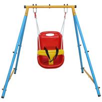 Kūdikio sūpynės, 3-in-1 vidaus ir lauko kūdikio sūpynės, metalinio rėmo vaikiškos sūpynės 121.92 x 101.6 x 111.76 c