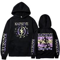 Katseye K-Pop Girl Group Print Pullover Hoodie Fashion Sweatshirt Oversize Fans Essential Multi-color S juoda