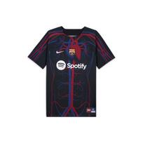Nike Barcelona futbolo marškinėliai vyriški juodi raudoni mėlyni FD2372-011 XXL mėlyna