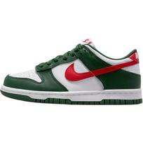 Nike Dunk Sintetinė Oda, Oda Žemi Krepšinio Batai Eglės Žalia/Universiteto Raudona/Balta Unisex IO7453-323 38 gray