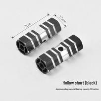 Mountain Bike Rocket Rear Foot Pedal Rest Stand Kit gray