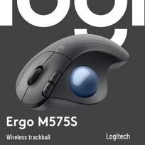 Logitech Ergo M575S Enterprise Business Wireless Trackball Mouse
