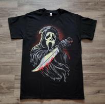 NEW SCREAM GHOSTFACE T SHIRT Unisex T-Shirt XXXL gray