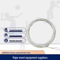 Portable Volleyball Net & Pole Set gray