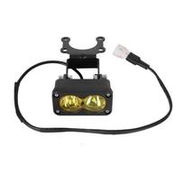 Naujas Sur Ron Sur-Ron SurRon Segway Talaria Plug N Play Vandeniui atsparus priekinio žibinto jungiklis Geltonas Spot Flood LED Pod Kombinuotas Rinkinys gray
