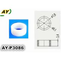 10pcs PTFE White Seal for GDI fuel injector repair kit For 06H906036G 0261500092 0261500096 84212195 7591623 12638530 0261000114 3.4mm