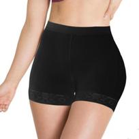Moteriškos BUTT LIFTER tinklelio kvėpuojančios sėdmenų kelnaitės netikros sėdmenų klubus formuojančios kelnės 2XL juoda