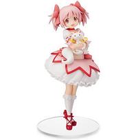18CM Puella Magi Madoka Magica Aniem Figure Kaname Madoka Magic Girls PVC Anime Action Figures Model Anime Cartoon Model Toy Present No box white