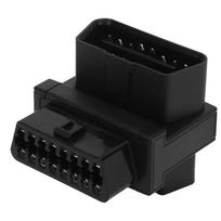 OBD2 adapteris 16 kontaktų vyriškas į 2 moteriškus „Plug and Play“ skirstytuvas diagnostikos prailgintuvui OBDII kabelio keitiklis juoda