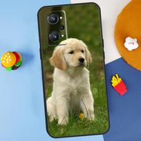 Golden Retriever Dog For Realme GT 6 6T 5 GT7 Pro C61 C75 C55 C51 C21Y C25S C67 C53 13 12 10 11 14 Pro Plus Case Realme C53 beige