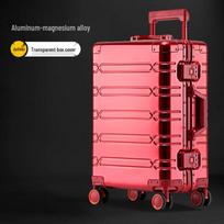 OKD All-Aluminum Magnesium Alloy 20-inch Carry-on Luggage pink