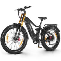 CEAYA MX500 Black 48V 20Ah LG battery, 26×4.0-inch tyres, 7-speed aluminium frame, hydraulic brakes, colour display, electric bicycle EBIKE juoda