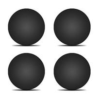 4 Pcs Bottom Case Rubber MacBook Pro Pad for Laptop Feet Foot A1278 black