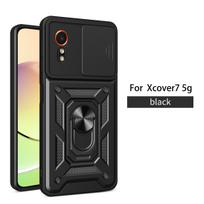 For Samsung XCover7 Pro Case Galaxy XCover7 Cover XCover 7 Magnetic Ring Holder Armor Phone Case Slide Camera Protect Back Cover Galaxy XCover7 Pro beige