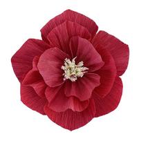 Paper Flowers Pleated Flowers Birthday Party Customizable Multiple-Color Reusable Beautiful Charm Elegance New (Pink,30cm) rožinė