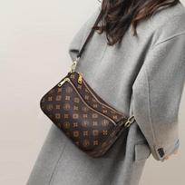 Bags New women's bags Summer shoulder messenger bags Large capacity fashion light luxury versatile commuter mother bags gray