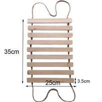 Various Sizes Of Cat Drawbridge Ladder Sisal Rope Ladder Durable Solid Wood Rope Ladder Pet Activity Hammock Indoor Furniture brown
