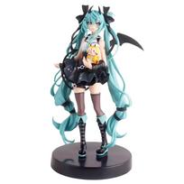 Hatsune Miku Rascal The Raccoon Demon Style 19cm PVC Anime Action Figures Model Collection Toy Gift Pendant Scenery New black