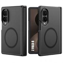 Case for Samsung Galaxy Z Fold 8, Protection with Magnetic Ring - Translucent Black juoda