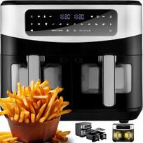 10l xxl air fryer double 2600w viewing windows