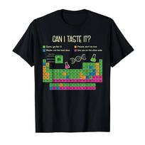 Can I Lick It Periodic Table Chart Science Teacher Cool Funny Meme T-shirt for Men Women 100% C XXXL