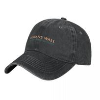 Hadrians Wall Illustrated Map Cowboy Hat Anime hiking hat Hat Man Luxury Vintage Women's Beach Men's One Size gray