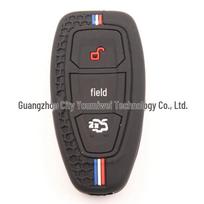 Ford ST-Line Silicone Key Cover for Fiesta, Focus, Mondeo, EcoSport, Escape, Kuga, Puma juoda