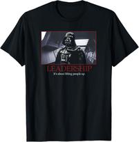 Star Wars Darth Vader Leadership Inspirational Poster Photo T-Shirt Small juoda
