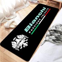 B-Bianchi Dviratininko Kambario Kilimėliai Retro Daugiakryptis Svetainės Virtuvės Kilimas Neslystantis Sveikinimo Kilimėlis 40cm x 60cm white