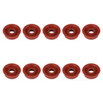Pack Of 10 Coffee Machine Silicone Seals Gaskets for Home Or Cafes Maintenance Easy Replacement Sealing Rings 1 brown