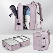 Expandable 17 Inch Laptop Backpack for Men Women Waterproof Business Travel Backpack Large Capacity Cabin Bag
