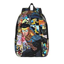 Invincibles Comic Backpack for Men Women Cool Student Business Daypack  Laptop Shoulder Bag Gift 14 inches brown