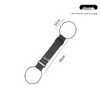 Elastic Travel Luggage Strap for Backpack and Carry-On gray