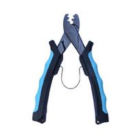 Fishing Crimping Tool Hand Crimper Tools Fishing Crimping Plier for Crimping Single Sleeve Fishing Gear Tackle 1 blue