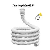 5/6M Washing Machine Inlet Pipe Dehumidifier Mobile Air Conditioner Drain Hose AC External Unit Water Leakage Pipe Plastic Tube