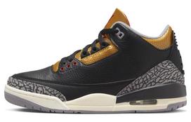 Air Jordan 3 Retro 'Black Gold' Women's CK9246-067 36.5 black