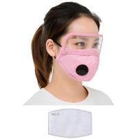 Sports Warm Mask Filter Outdoor Riding Dust Mask Protective Lens Removable Washable Labor Insurance one size rožinė