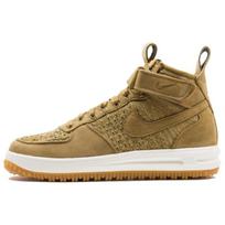 Nike Lunar Force 1 Flyknit Workboot Golden Beige 855984-200 41 brown