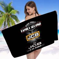 J-JCB Microfiber Blanket Quick Drying Beach Towels Oversized Printing Super Absorbent Pool Towel Blanket W30*H60(CM) gray