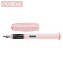 Staedtler Macaron Color 470: Student Calligraphy Fountain Pen with Replacement Ink Cartridge F Nib (0.5mm) gray