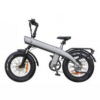 HX Q3 Suaugusiųjų elektrinis dviratis 2000W Vyriškas kalnų dviratis 48V20AH baterija 20*4.0 colių storos padangos E-bike Miesto elektrinis dviratis Q3 pilka spalva
