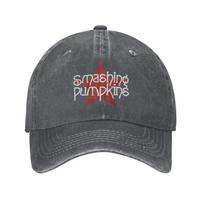 The Smashing Pumpkins Rock Band Trucker Hats Outfits for Unisex Baseball Cap  Headwear Snapback Caps Adjustable 1pc gray