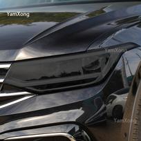 Tiguan Facelift Priedai Automobilio Priekinių Žibintų Apsauginė Plėvelė Juoda Skaidri Apsauganti Nuo Įbrėžimų Automobilio Remontas Style 5 black
