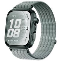 Minkštas dirželis Huawei Watch Fit 5 pro Fit 4 pro Apyrankė Kvėpuojanti Sportinė Nailoninė kilpa Apyrankė Correa Huawei Watch fit 5 4 3 diržas for Huawei Fit 5 pro pilka spalva